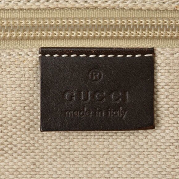 GUCCI Red Coated Canvas Shoulder Bag - Picture 15 of 16